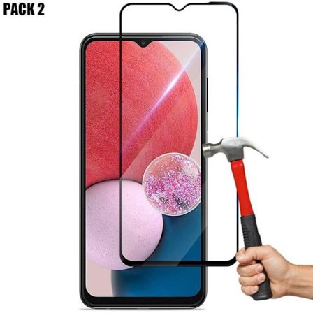 2 Härdat glas - Booling - för Samsung Galaxy A13 4G-5G - Anti-fingeravtryck - Stötresistent