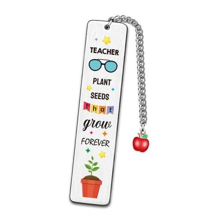 14 st Bokmärken Present, Rostfritt Stål Blad Hänge Bokmärke För Kvinnor Män Vänner Lärare Klasskamrat (FMY)