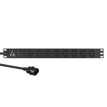 Lanview 19 ́ ́ 8-way c13 outlets with