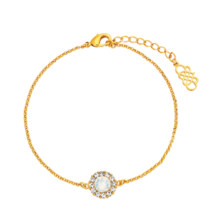 Lily and Rose Celeste Bracelet - Ivory Opal Armband Dam Guld ONE-SIZE