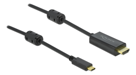 Delock video/lydkabel - HDMI / USB - 5 m