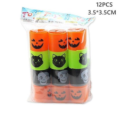 12 KPL Mini Magic Spring Lelu Lahja Aave Halloween Juhla Lahja Kauhu Pelottava Lelu Herkku Lasten Suosikki Juhla Lahjakassi Täyte Lapsi Pinata[YJD]