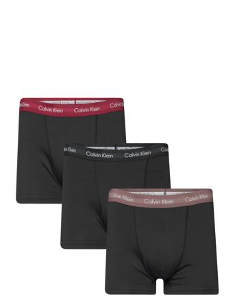 Trunk 3Pk Boksershorts Svart Calvin Klein