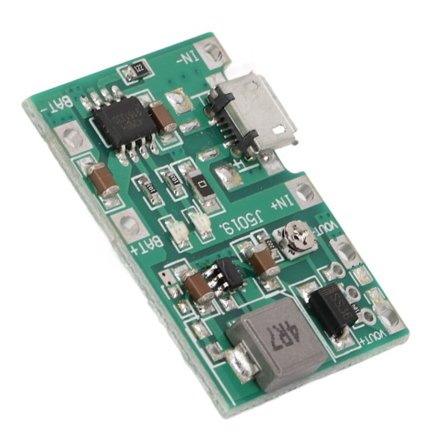 3.7V Litiumbatteriladdarmodul Solar Boost Kretskort VIN+ BAT+ UT+ Port för Universalmätare