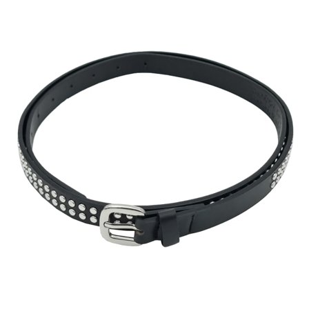 Complement Bälte Med Nitar 1,8 Cm Brett Skärp Dam Svart L
