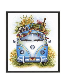 Broderikit Billede Musik af rejser - M.P Studia