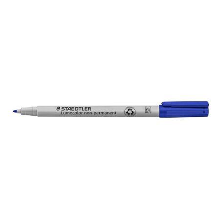 STAEDTLER Lumocolor Universalpenna Lumocolor 315 icke-permanent, mediumspets, 1 mm linjebredd, blå - Lyreco - Kontorsmaterial - Pennor - 