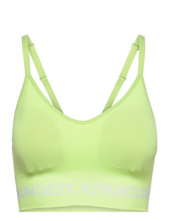 Ua Seamless Low Long Bra Lingerie Bras & Tops Sports Bras - ALL Vihreä Under Armour
