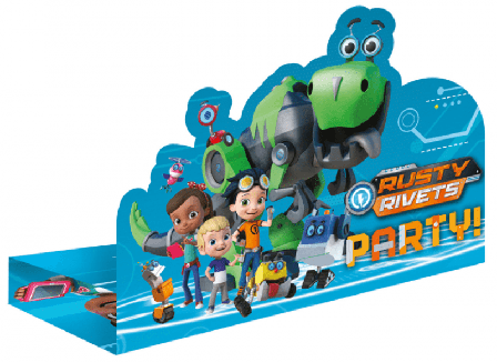 Inbjudningskort Rusty Rivets 8-pack - Rusty Rivets Kalas Dekoration - Kalaslagret.se