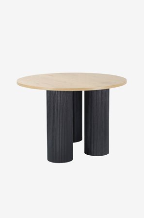 Loft24 - Mandan Mandan D. Bordets diameter 110 cm Mdf - Brun - Matbord - Från Homeroom