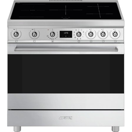 Smeg C9IMX2 Induktionsspis Classic Rostfri 90Cm | Vitvaror > Spisar | Bagaren och Kocken