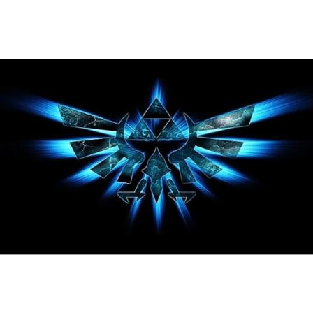 Legend of Zelda Triforce Quartz ficka/klocka