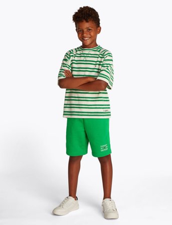 Tommy Hilfiger Tommy Flag Hilfiger Sweatshort - Green - 164