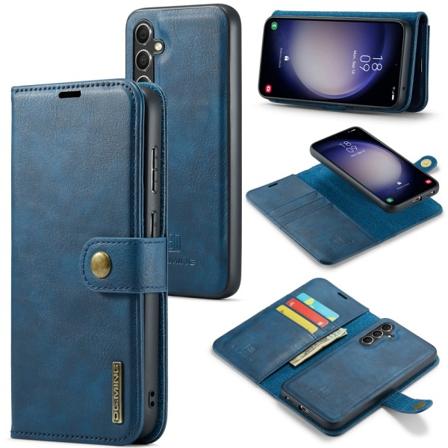DG.MING 2-i-1 Magnet Pung Samsung Galaxy A15 Blå