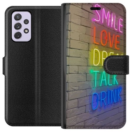 Kompatibelt Plånboksfodral till Samsung Samsung Galaxy A52s 5G Smile Love