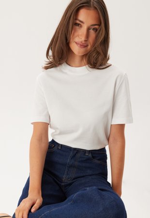 SELECTED Slfrelax Colwoman Ss Mock Neck Klær