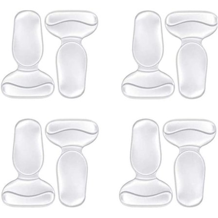 Hælgriper, gelinnleggssåler for for store sko Anti-