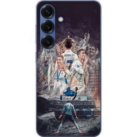 Yhteensopiva Puhelinkuori Samsung Galaxy S25+ Cristiano Ronaldo Al-Nassr Portugali ikoninen hyökkääjä ja kaikkien aikojen paras maalintekijä, jolla on