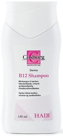 Cosborg Derma B12 Shampoo 150 ml, Hår, Shampoo & Hårpleje, Hovedbundspleje