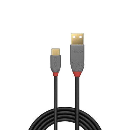 Lindy Anthra Line - USB type C-kabel - 24 pin USB-C til USB-type A - 1 m