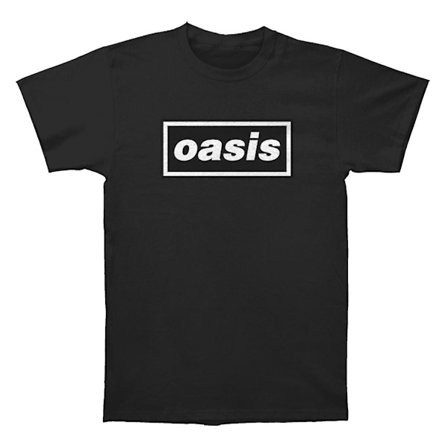 Oasis Decca Logo Svart T-shirt