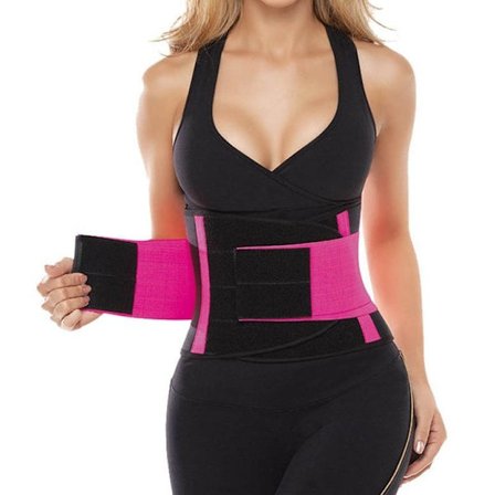 Ava Waist Trainer Kardborreband - Pink