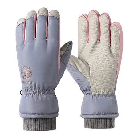 Kvinder Plys Handsker Snowboard Ski Handsker BLÅ