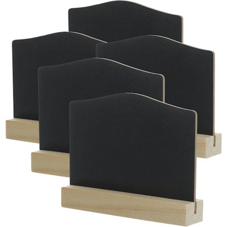 5 kpl Mini Liitutauluja, Pieni Liitutaulu, Pöytäliitutaulu Teline Buffet-Hää-Leipomo-Juhlatarjotin Hinta-Tagi Koristekyltti Nimenpidike, 10*7.6cm