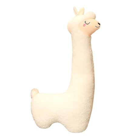 Fluffy Alpaca Sötaste Snuggle Buddy Alpaca Plysch Långhals Plyschleksak Soffa Kudde Kudde Tecknade stoppade dockor