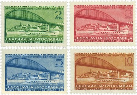 Jugoslavien 1948 - MICHEL 548-551 - Postfrisk