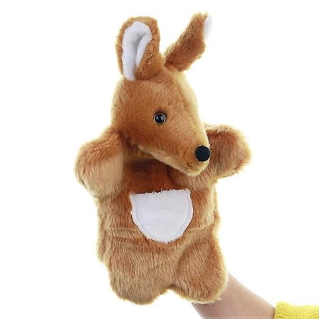 Kenguruform Hånddukke Kenguru Hånddukke Leker Plysj Hånddukke Leker