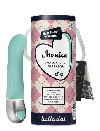 Belladot Monica Small G-Spot Vibrator Green - Green - ONE SIZE