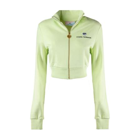 Chiara Ferragni Collection - Hoodies - Grön - Dam - Storlek: S, Dam, Storlek: S