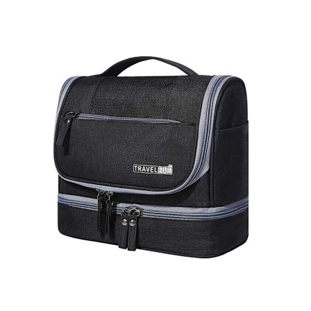 Stor hængende toilettaske til rejse camping toilettaske til mænd toilettaske til kvinder hængende toilettaske med krog bærehåndtag