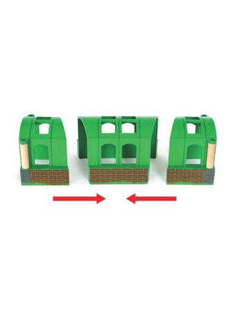 BRIO Brio 33709 Fleksibel Tunnel - Green - ONE SIZE