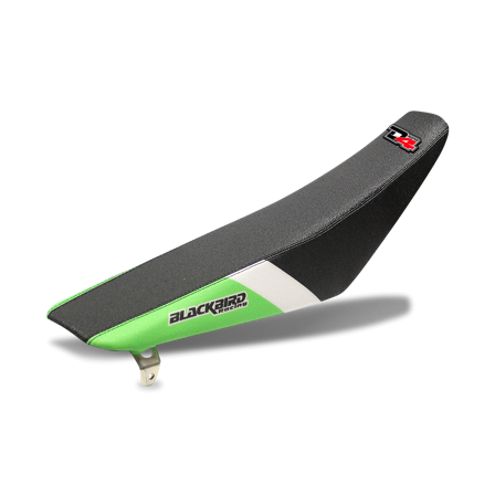 Blackbird Dream 4 Seat Cover Green-Black - Kawasaki KX 250F 2009-2012