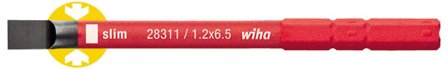 Wiha slimBit 34582 Bits spår, 75 mm, 1000 V 6,5x75 mm, Maskintillbehör & förbrukning