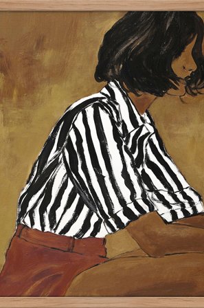 Malerifabrikken - Fine Art Board / Let it go / Eik ramme - Brun - Bilder & skilt - Fra Homeroom