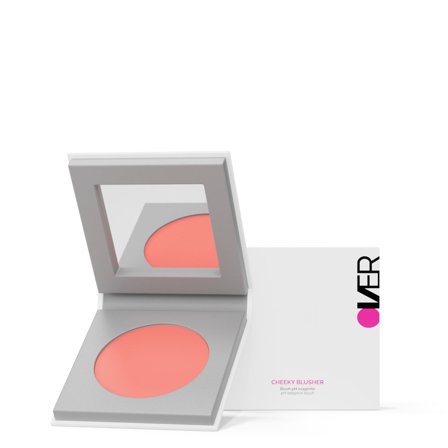 Overskin CHEEKY BLUSHER 02 Coral Light - aranciato corallo brillante - Fard compatto