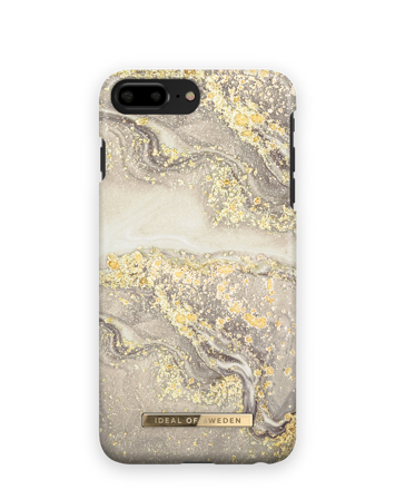 Fashion Case iPhone 7 Plus Sparkle Greige Marble
