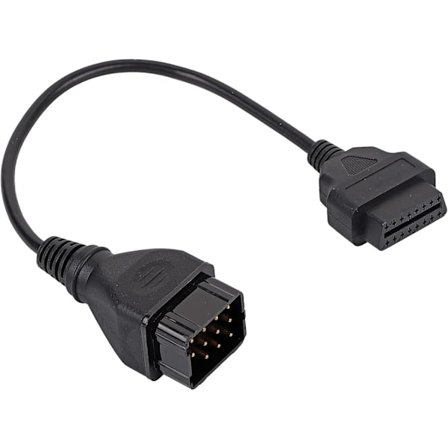 Diagnostiikka-adapteri, OBD2-liitin diagnostiikkakaapeli 12-nastainen - 16-nastainen adapteri autotarvikkeiden jatkojohto, yhteensopiva Ren-Aultin 