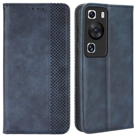 Bofink Vintage läder Huawei P60 / Huawei P60 Pro fodral - Blå