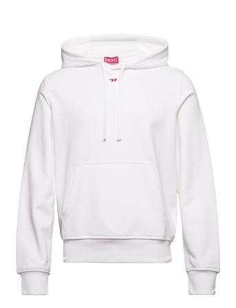 S-Ginn-Hood-D Sweat-Shirt White Diesel Men