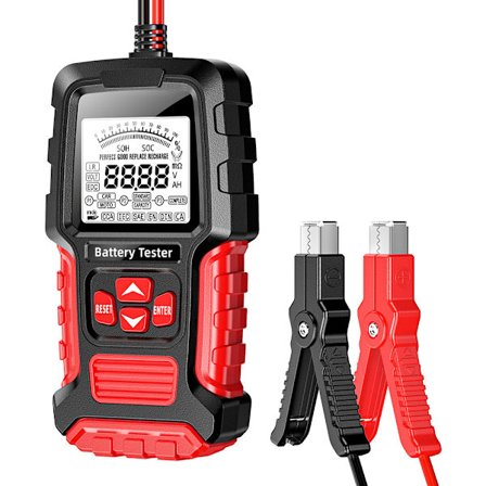 Bil- och motorcykelbatteritestare 12V24V bly-syrabatteri spännings- och inre resistansmätare batteritestare