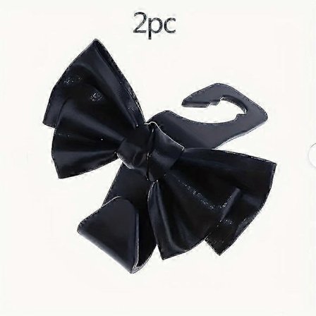 2 stk. Stilfulde Bilkroge Med Rosetter, Perfekte Til Organisation af Nakkestøtter og Bilfæstekroge, Organiser Dit Rum