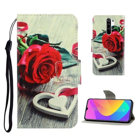 Wonderland Xiaomi Redmi 9 Läppäkotelo - Rose