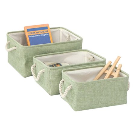 Fällbara förvaringskorgar Tvättkorg GRÖN L