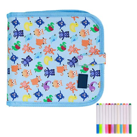 IG Læderoverflade Slettelige Tegneblokke Legetøj, Dyr Bilrejser Bil