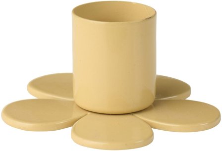 Ib Laursen Lysestake Blomst Gul H2,9