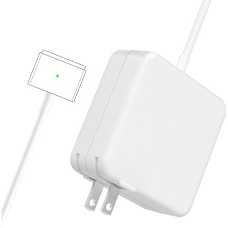Mac Book Pro Oplader - 60W Magnetisk 2T-Tip Strømadapter til Mac Book Pro/Air 11/13-tommer Laptop (Mellem 2012-2017)